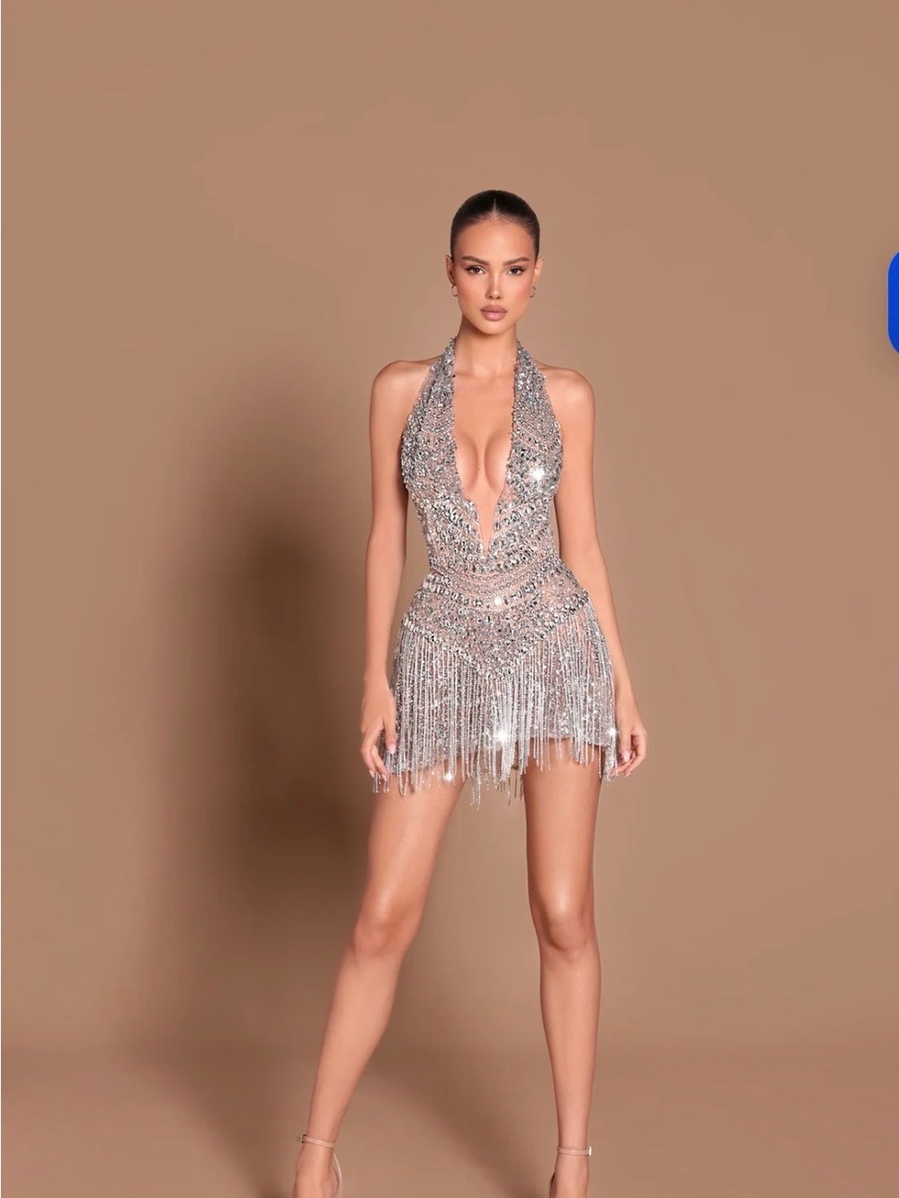 Brand new Fjolla Nila Gloria fringe mini dress